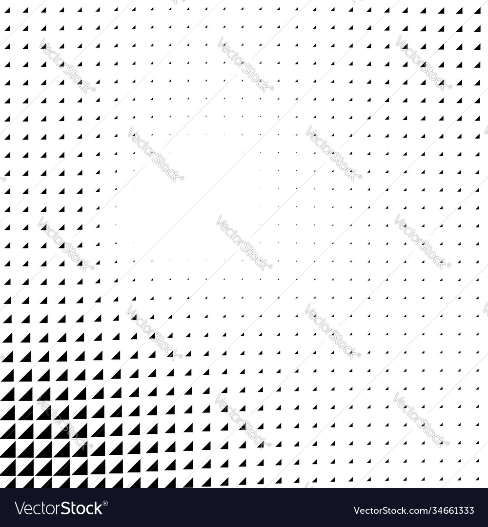 Triangles halftone triangle geometric background Vector Image