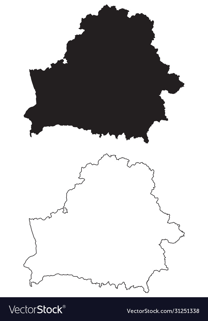 Карта рб черно белая