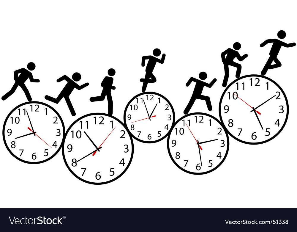 Hurry illustration Royalty Free Vector Image - VectorStock