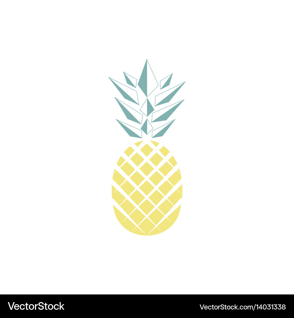 Pineapple fruit Royalty Free Vector Image - VectorStock