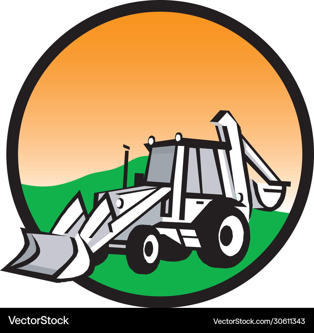Tractor logo design Royalty Free Vector Image - VectorStock