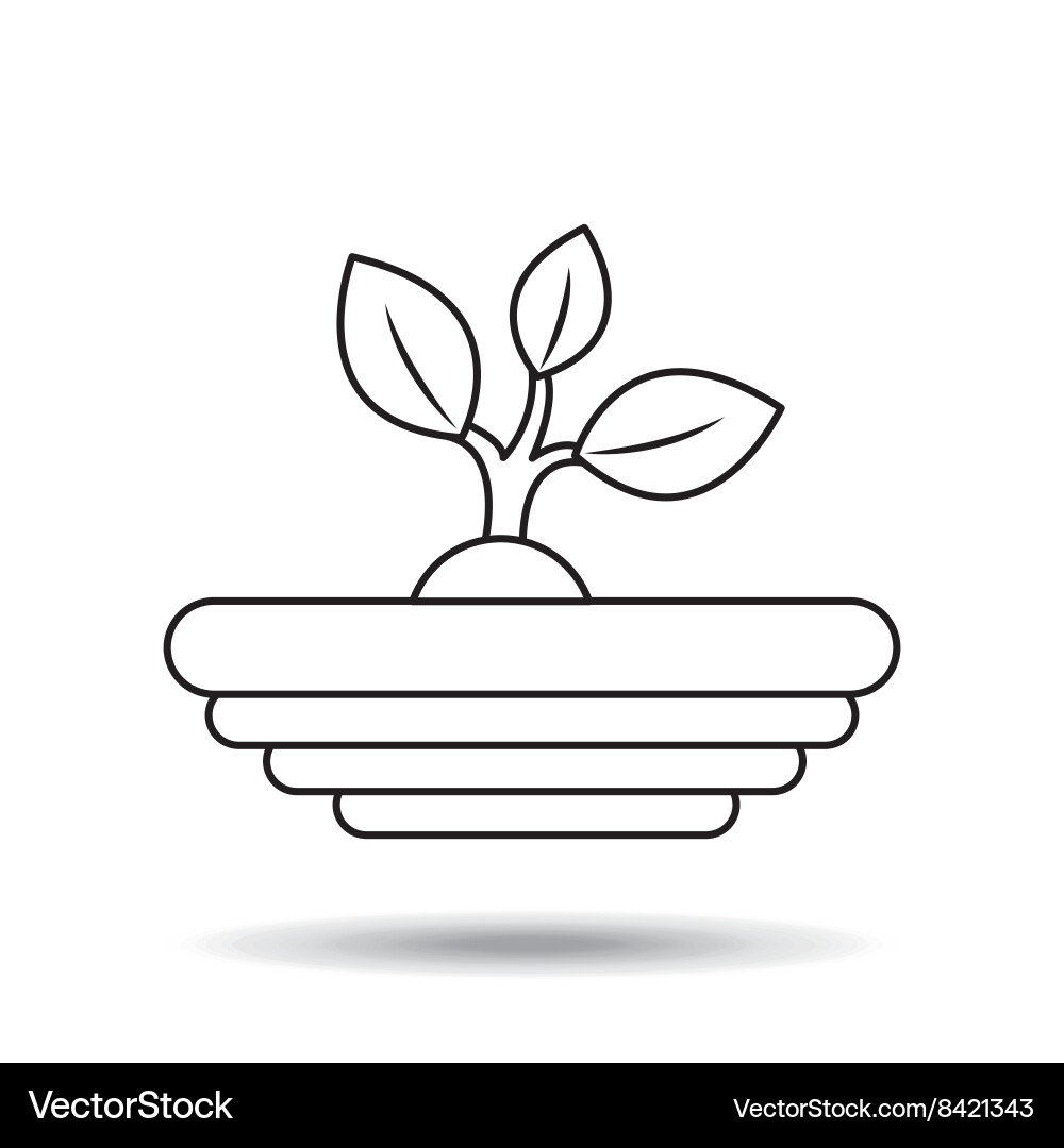 Tree isolated design Royalty Free Vector Image