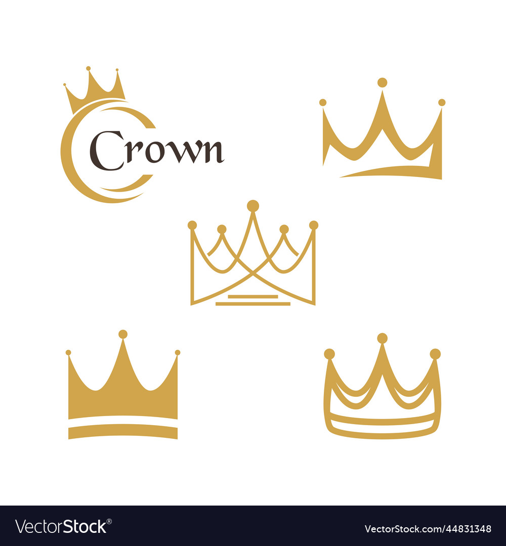 Crown design Royalty Free Vector Image - VectorStock