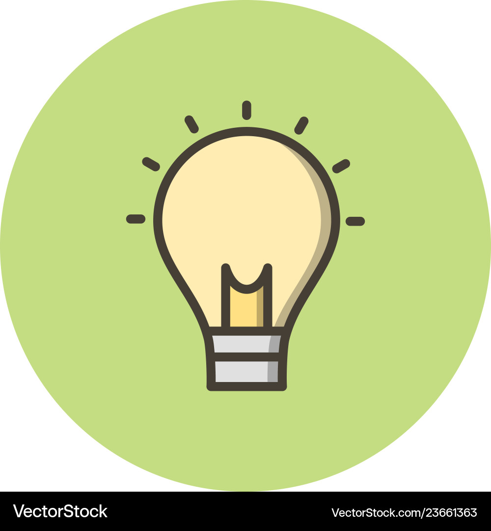 Idea icon Royalty Free Vector Image - VectorStock