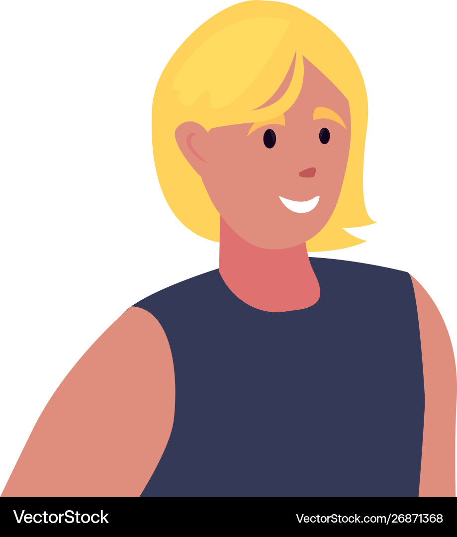 Businessman Portrait Character White Background Vector Image