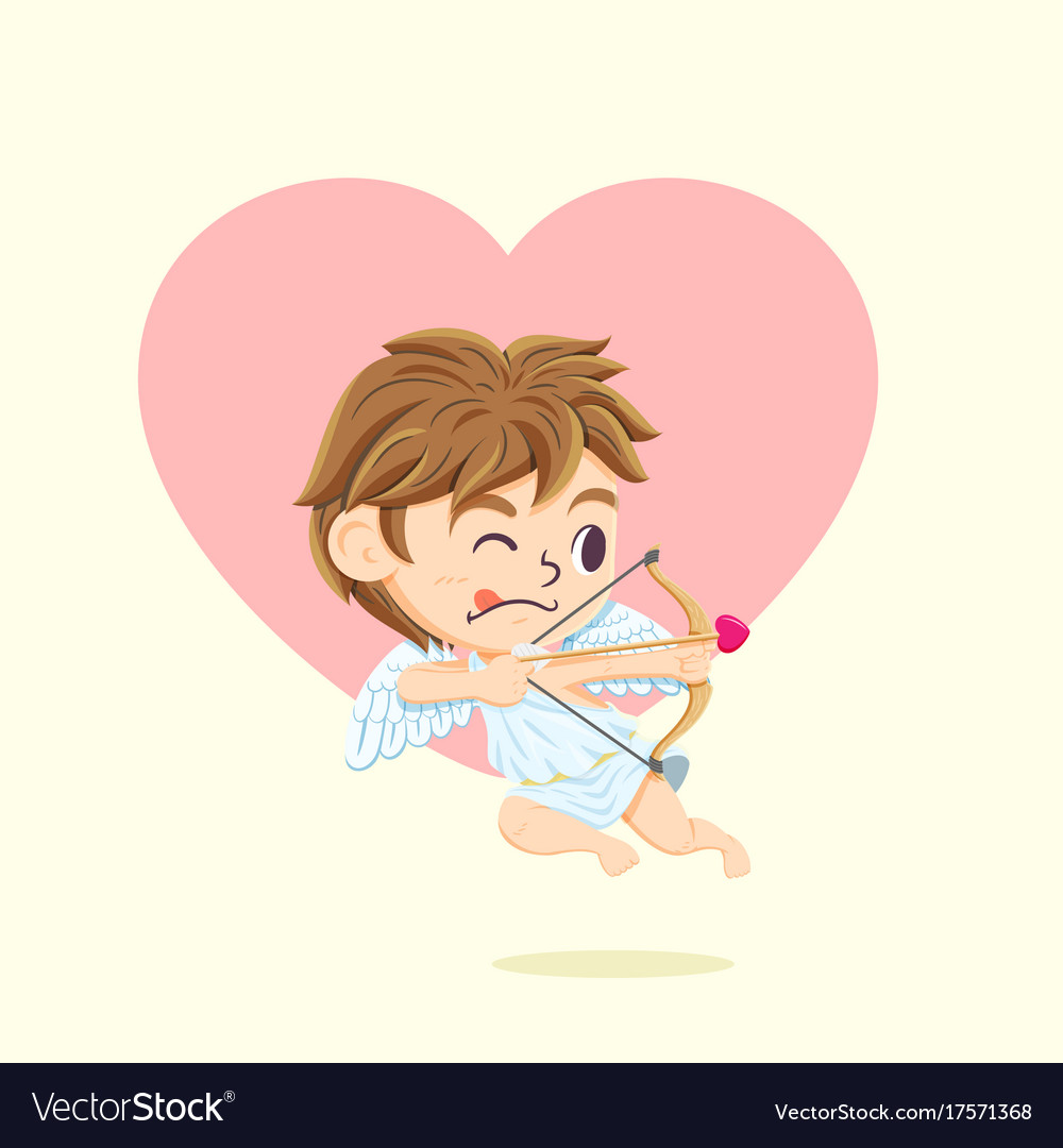 Cupid character Royalty Free Vector Image - VectorStock