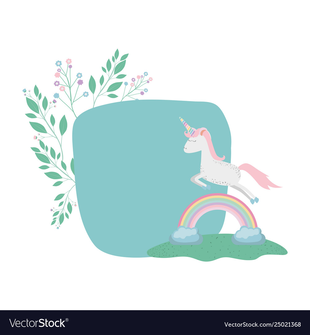 Unicorn Rainbow Blank Tree-Free