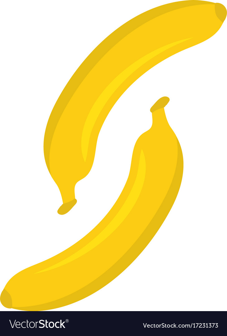 banana logo template icon design royalty free vector image