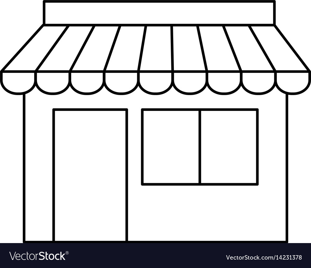 Store building icon Royalty Free Vector Image - VectorStock
