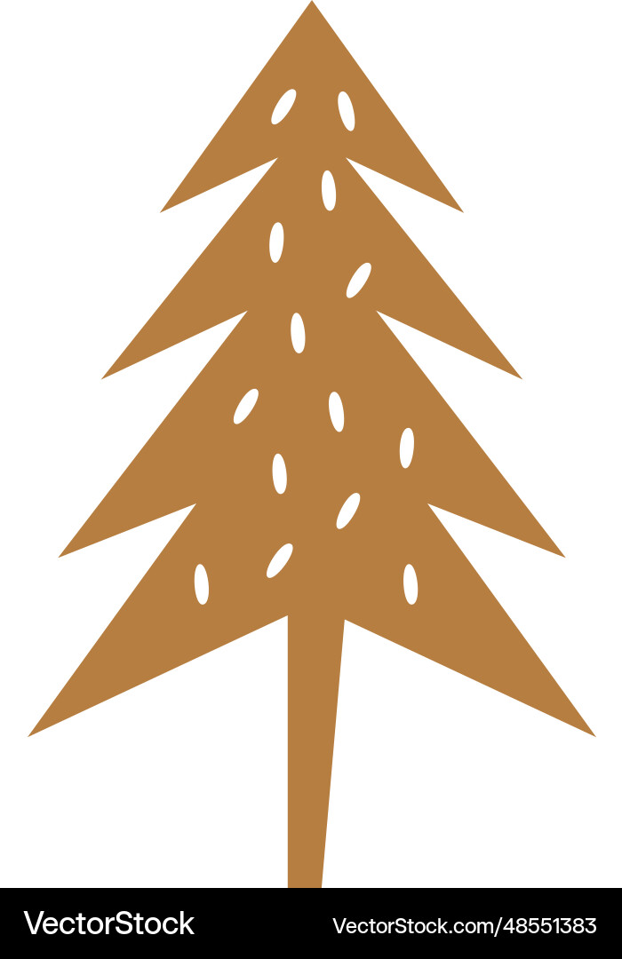 Christmas tree abstract Royalty Free Vector Image