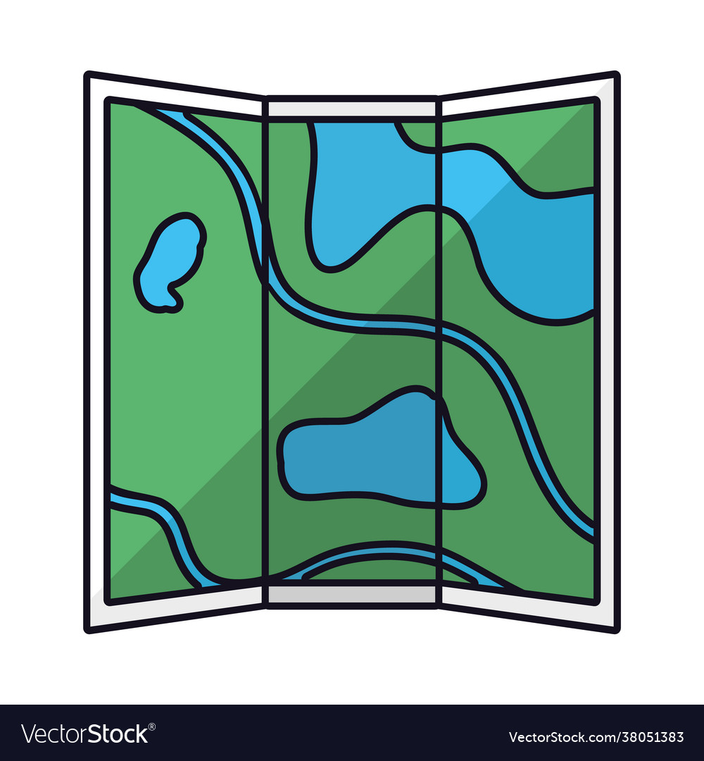 Map icon image Royalty Free Vector Image - VectorStock