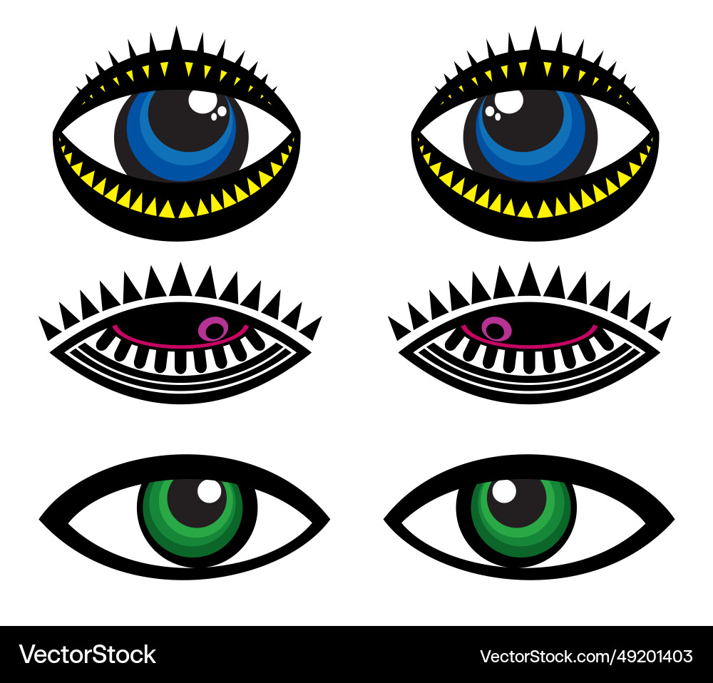 Eye vision logo Royalty Free Vector Image - VectorStock