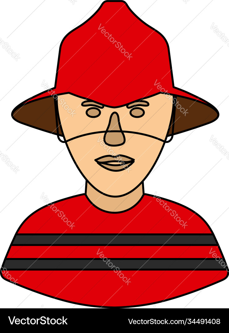 Fireman icon Royalty Free Vector Image - VectorStock