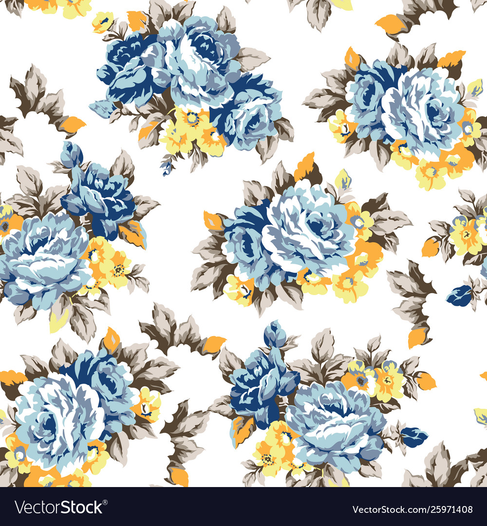 Shabroses vintage seamless pattern vector image Shabroses vintage seamless pattern