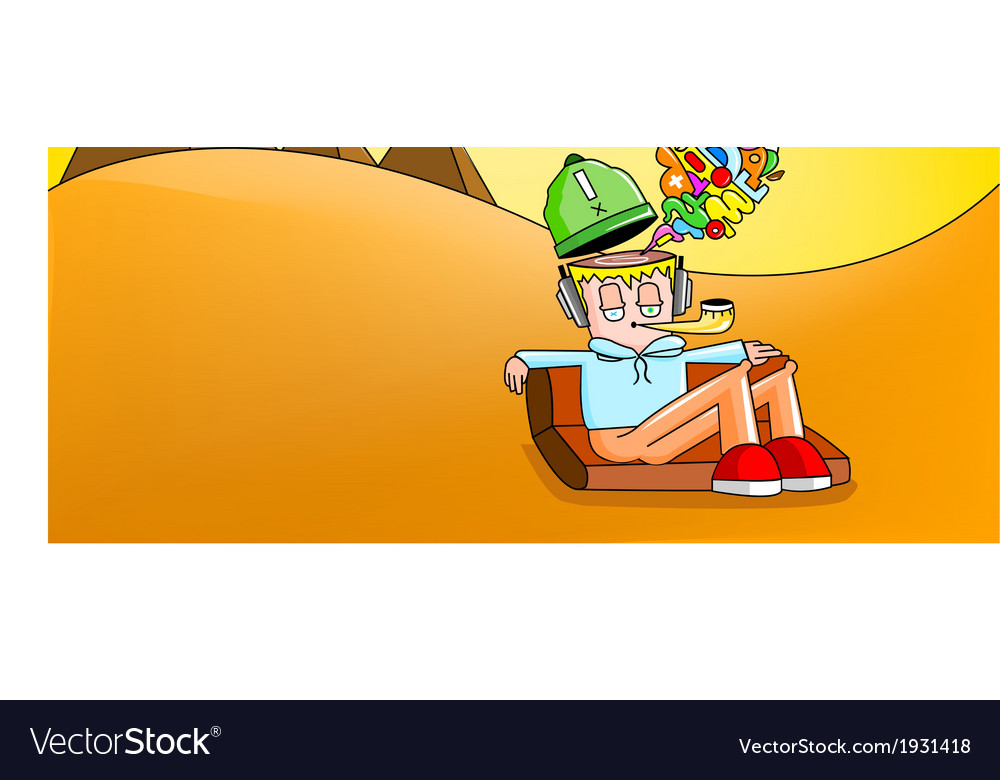 Couch Potato Royalty Free Vector Image Vectorstock