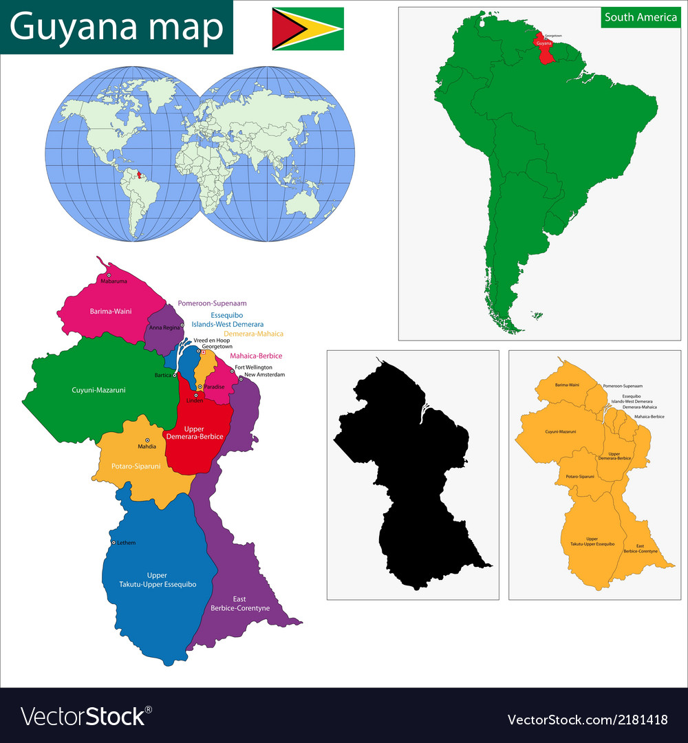 Guyana map