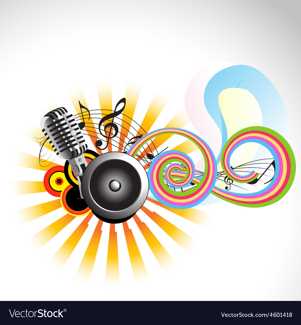 Music background Royalty Free Vector Image - VectorStock