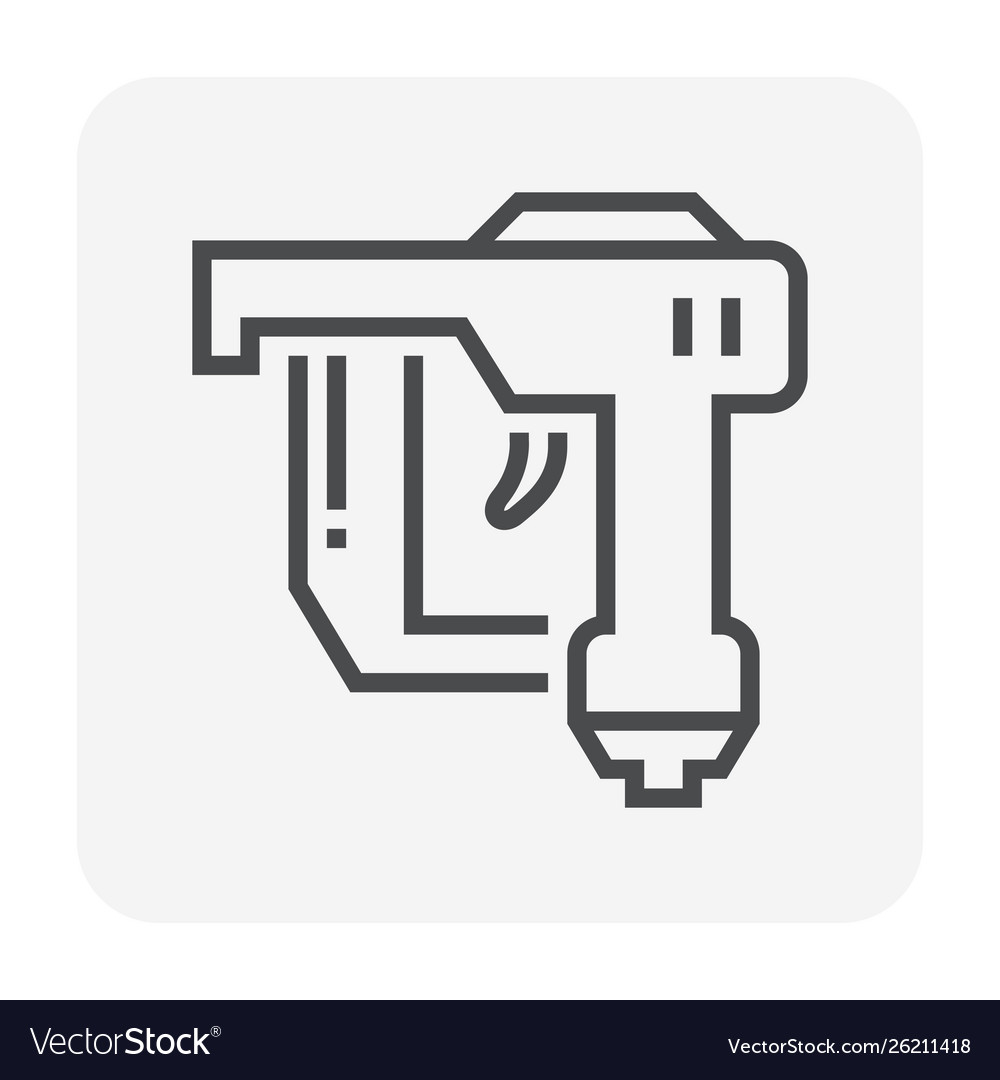 Nail gun icon