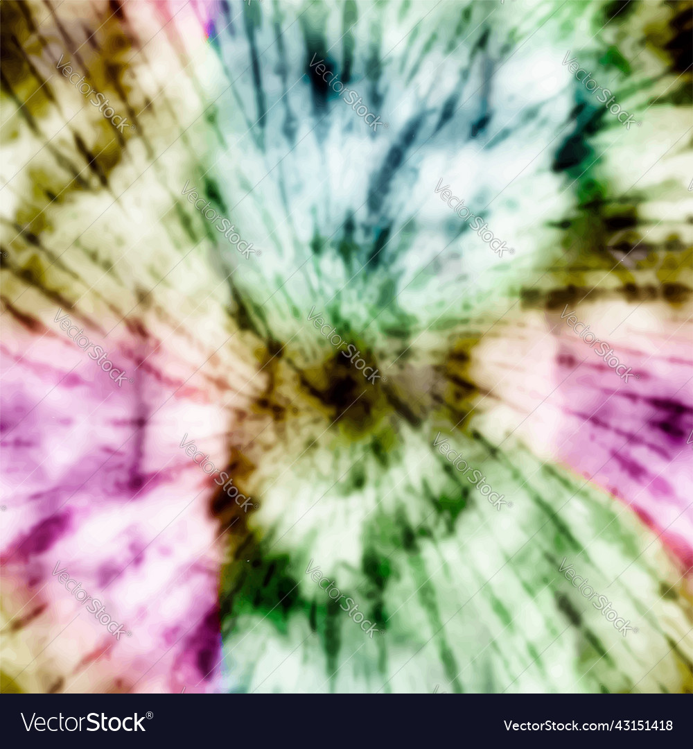 Watercolor tie dye pattern Royalty Free Vector Image