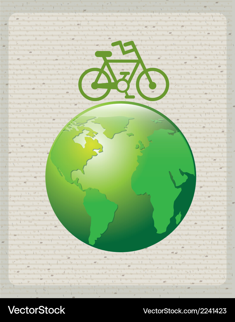 Save planet design over pattern background Vector Image