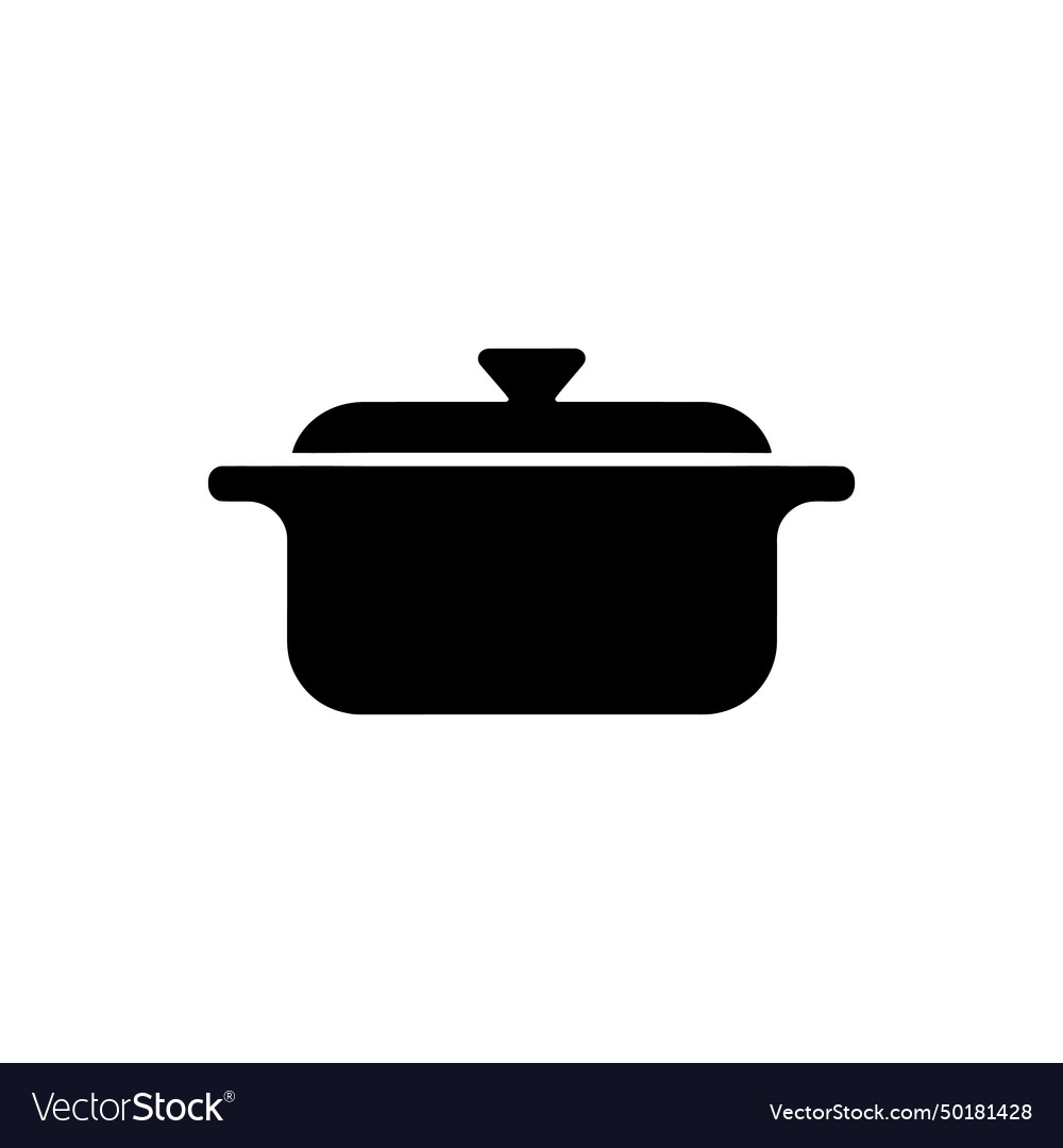 Casserole dish icon Royalty Free Vector Image - VectorStock