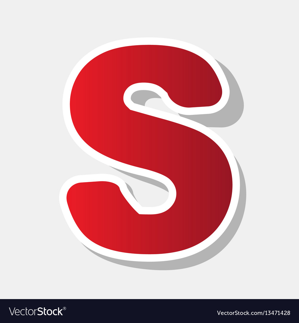 Letter s sign design template element new Vector Image