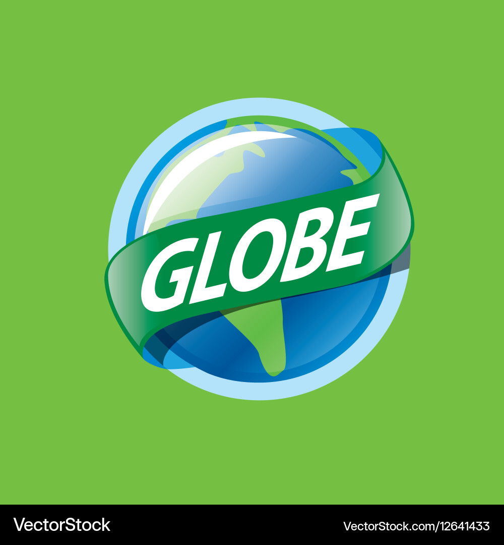 Abstract logo globe Royalty Free Vector Image - VectorStock