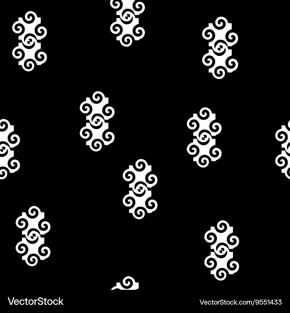 Abstract spiral seamless pattern Royalty Free Vector Image