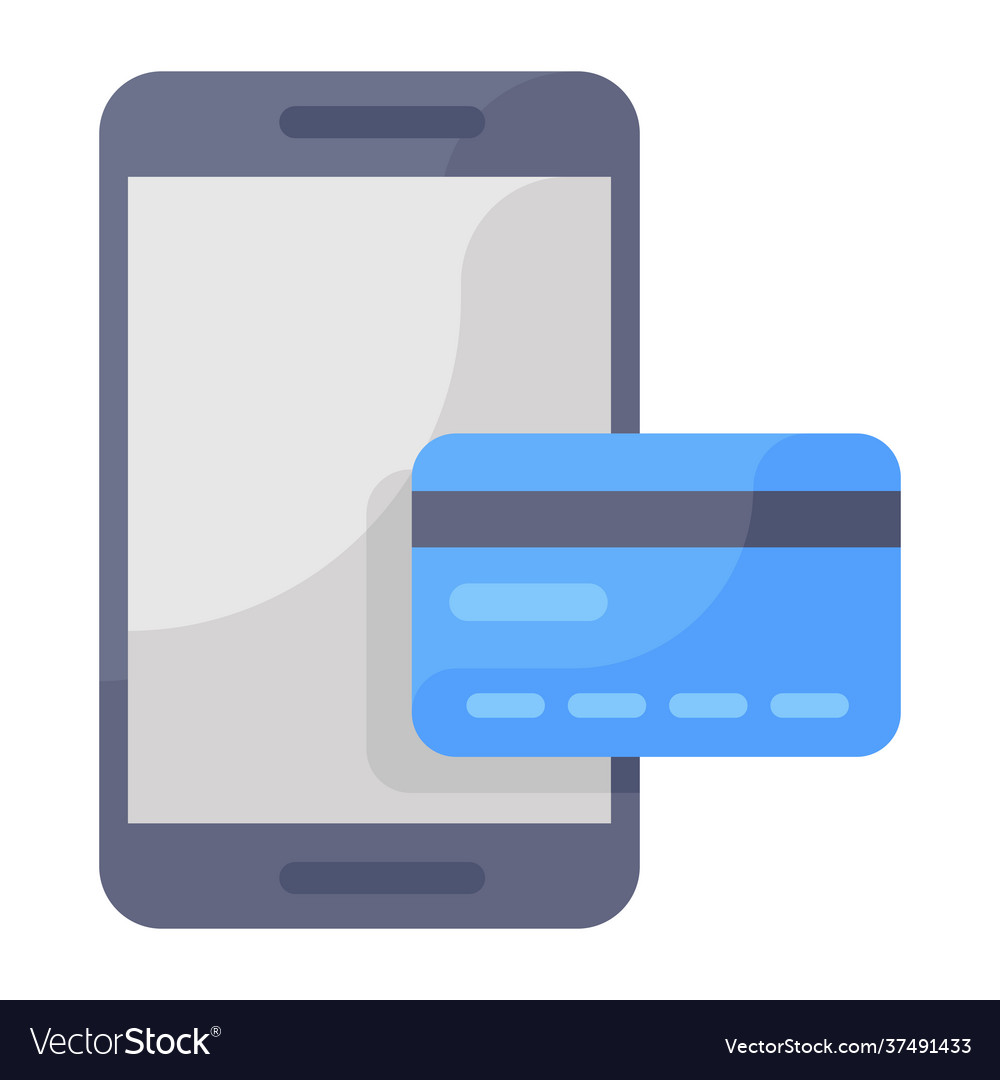 Mobile payment Royalty Free Vector Image - VectorStock