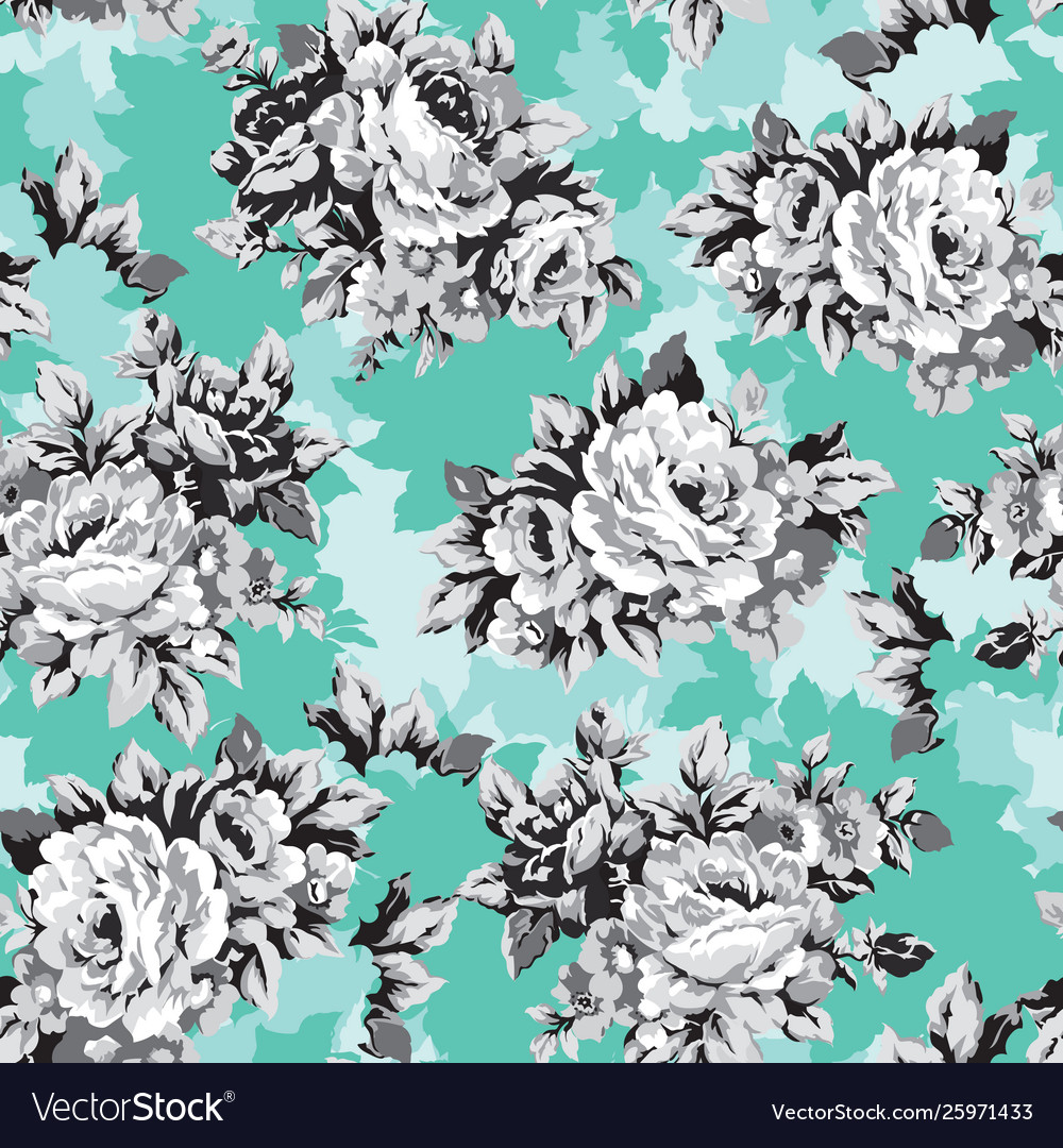 Shabroses vintage seamless pattern vector image Shabroses vintage seamless pattern