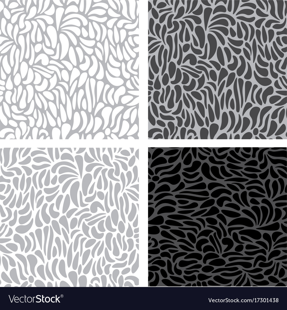 Set of seamless abstract background