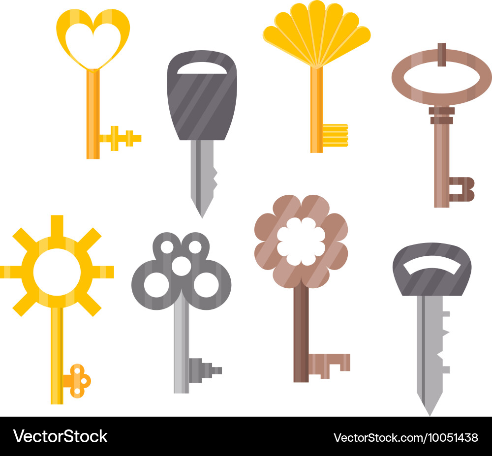 Vintage key Royalty Free Vector Image - VectorStock