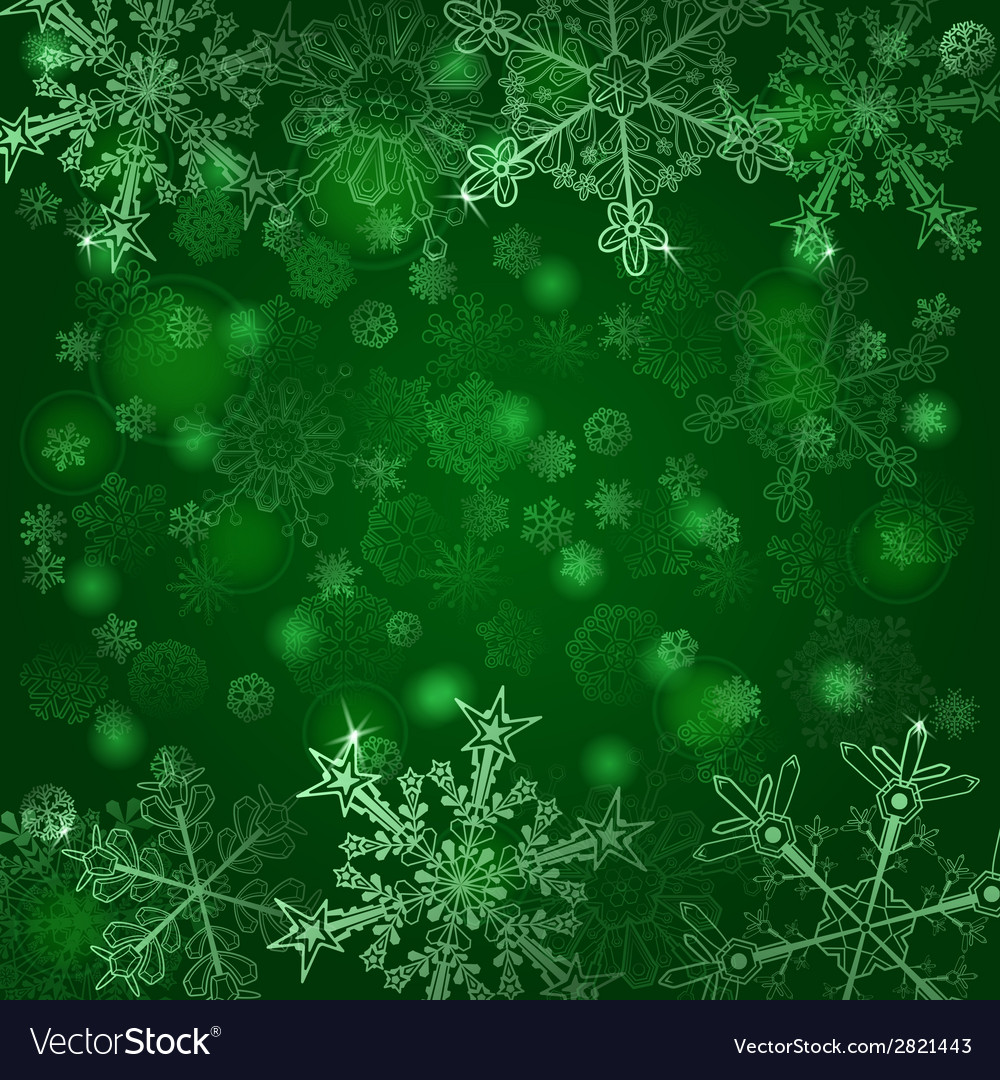 Background of snowflakes Royalty Free Vector Image