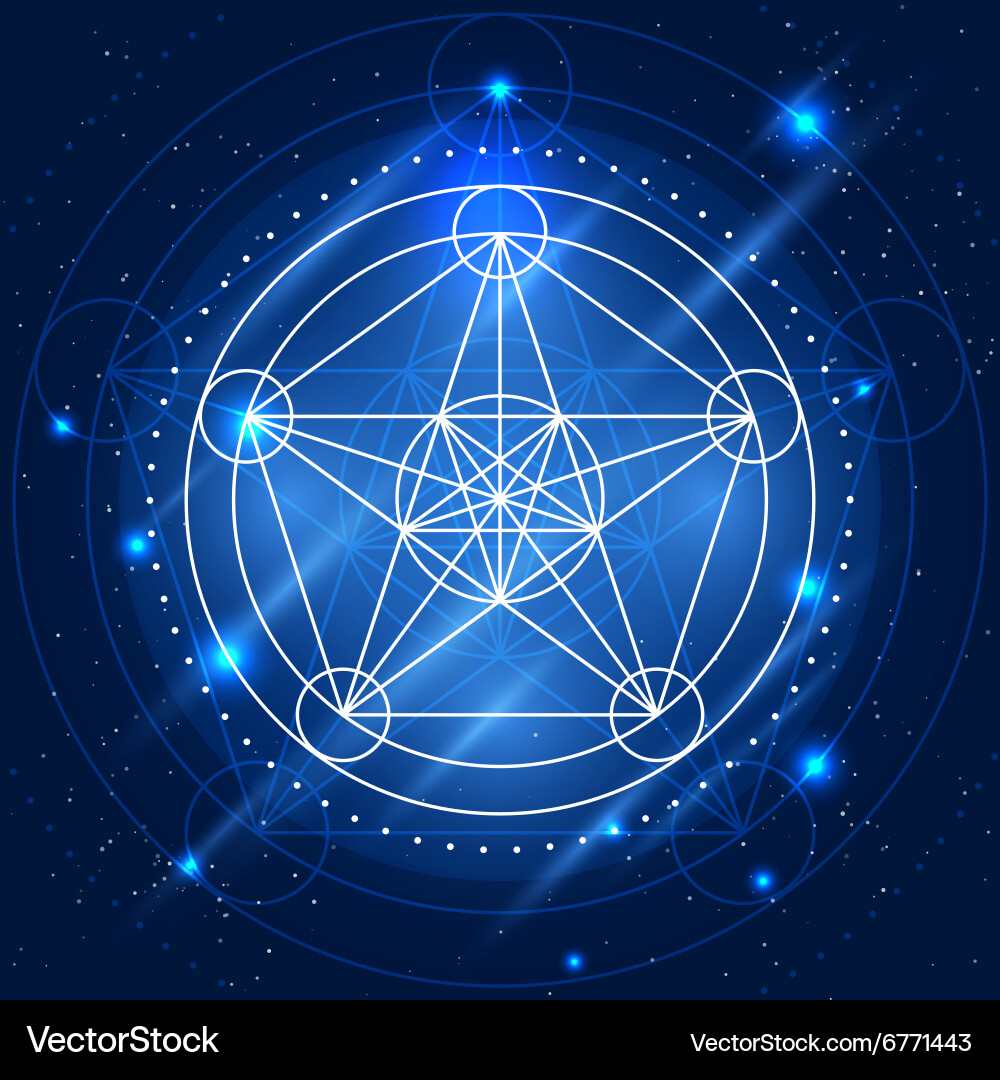 Magic geometry sign Royalty Free Vector Image - VectorStock