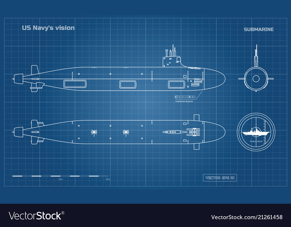 Ohio Class Submarine Blueprint