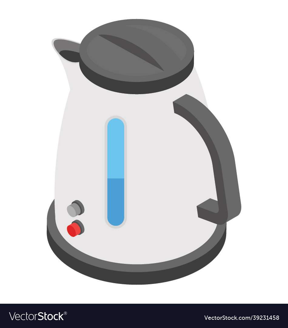 Electric kettle Royalty Free Vector Image - VectorStock