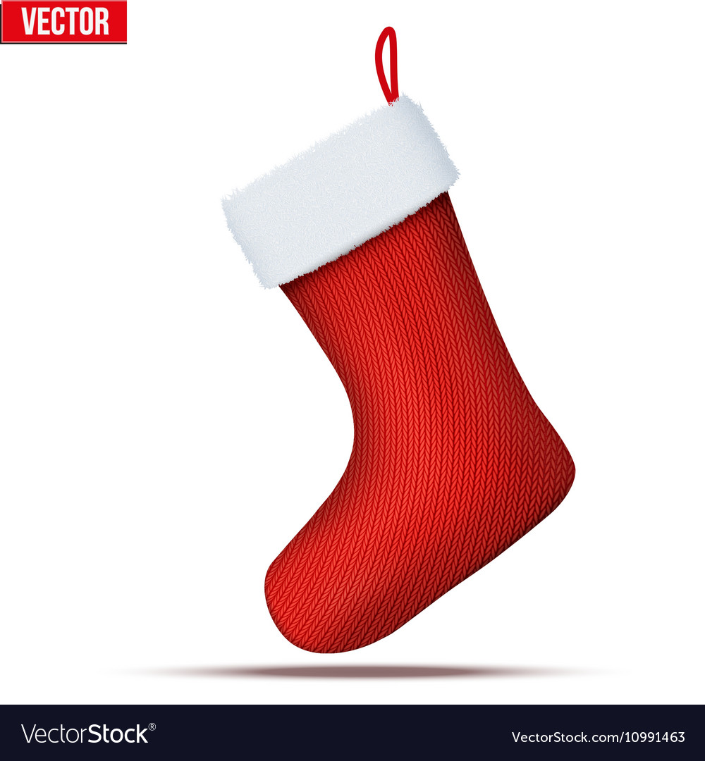 Download Christmas socks stocking Royalty Free Vector Image