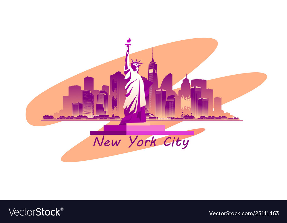 New York City Emblem Royalty Free Vector Image