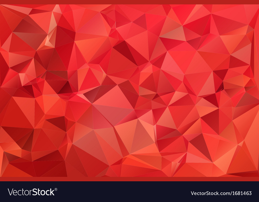 Red abstract background polygon