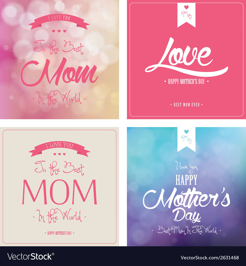 Abstract happy mothers day background with special