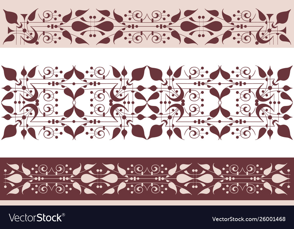 Decorative borders Royalty Free Vector Image - VectorStock