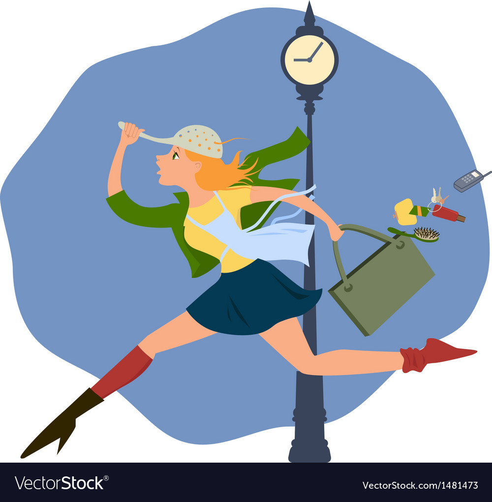 hurry-up-royalty-free-vector-image-vectorstock