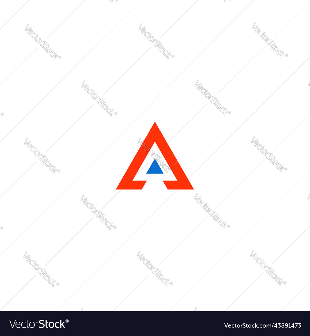 Triangle shape logo Royalty Free Vector Image - VectorStock