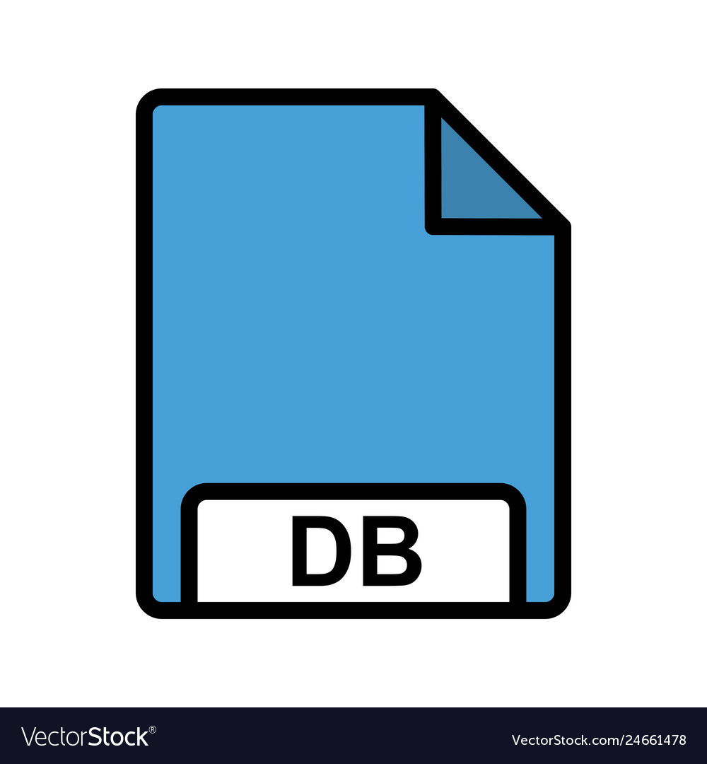 Db icon Royalty Free Vector Image - VectorStock