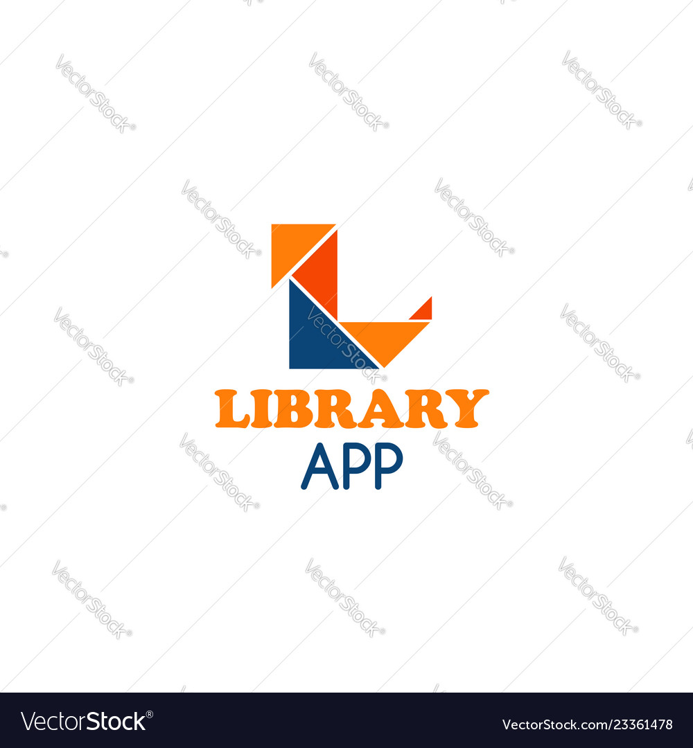 Library app icon Royalty Free Vector Image - VectorStock