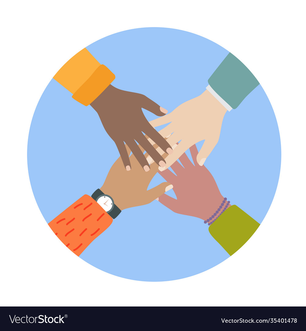 Multicultural And Multiethnic People Community Vector Image