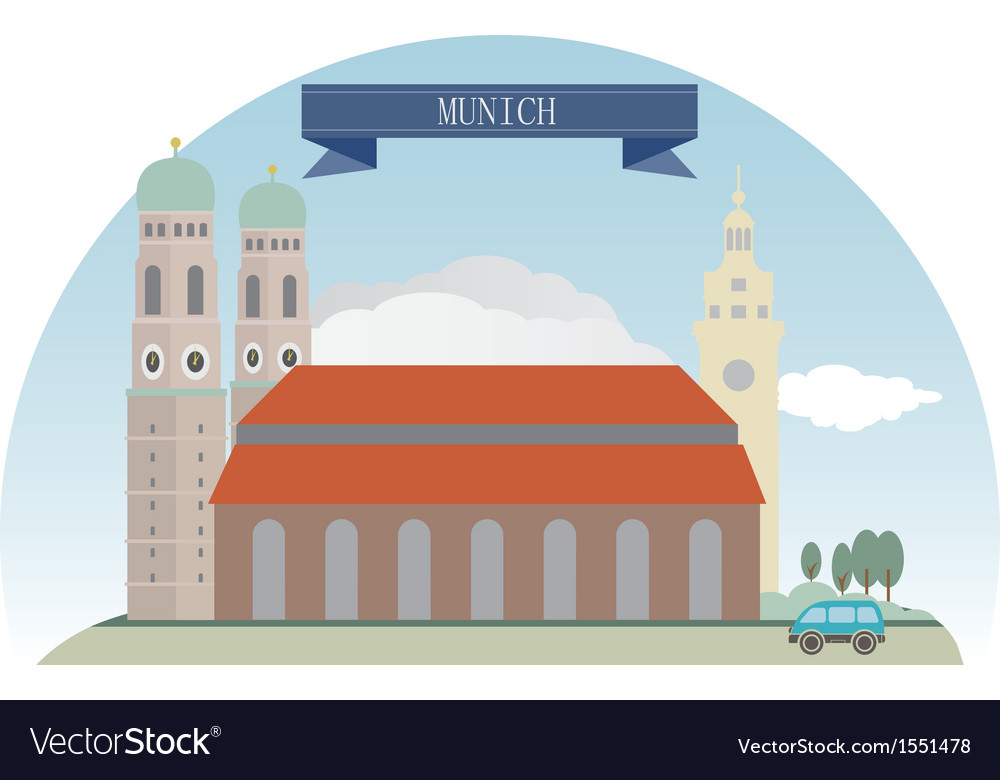 Munich Royalty Free Vector Image - VectorStock