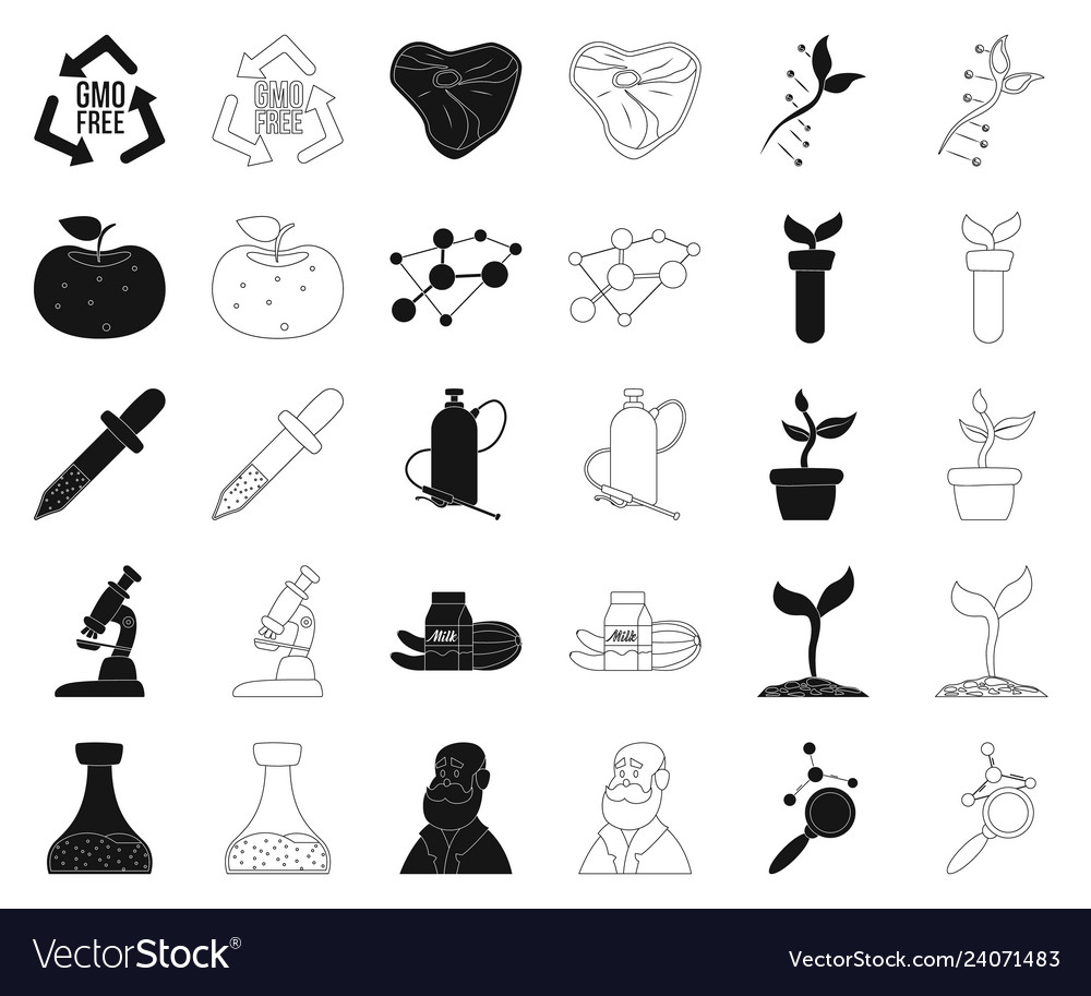 Isolated object of and symbol set Royalty Free Vector Image