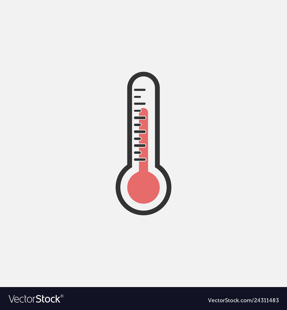 Thermometer icon Royalty Free Vector Image - VectorStock