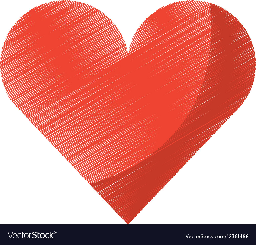 Heart with medical symbol Royalty Free Vector Image